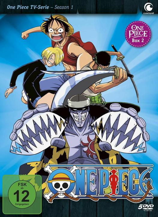 Actual product image One Piece BOX #2 (DVD) TV Series 5Disc Min: 775/DD/WS New Edition (DVD)