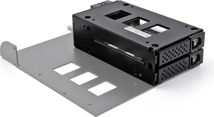 Produktbild Delock 47019 - Wechselrahmen für 2x 2.5 U.2 NVMe SSD Slim Bay