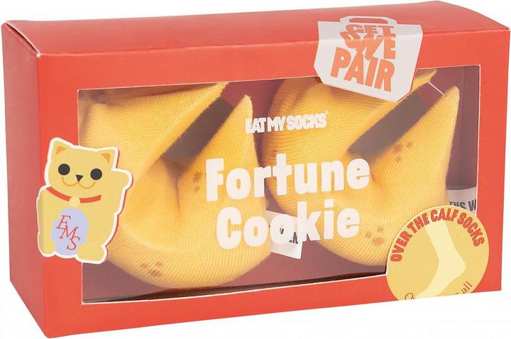 Actual product image Eat My Socks Socks, Fortune Cookie (One size)