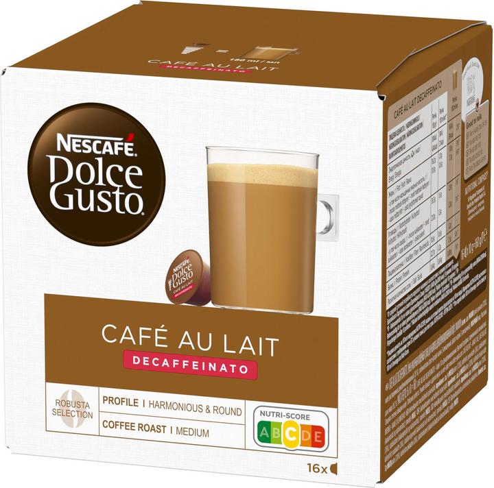 Nescafé Dolce Gusto Café au lait Decaffeinato (16 x Port.)