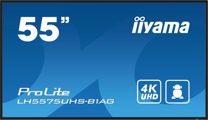 Produktbild iiyama 55 3840X2160 UHD IPS PANEL (3840 x 2160 Pixel, 54.60")