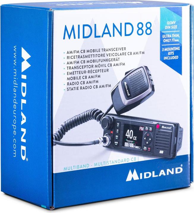Produktbild Midland M-88 CB radio with color screen, VOX