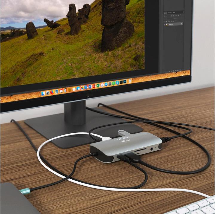 Actual product image Dicota D31955 (USB-C, 10 Ports)