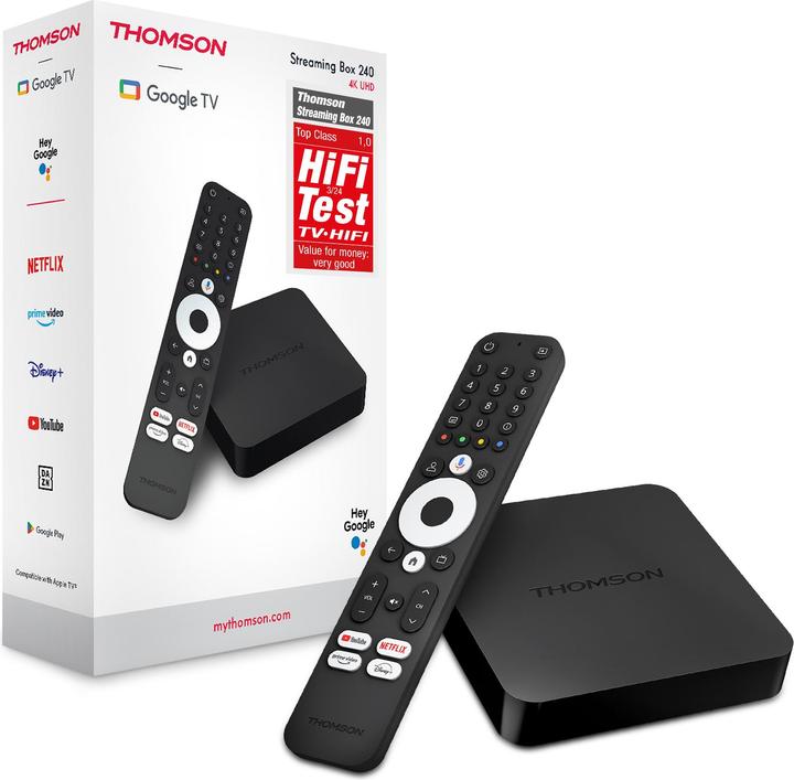 Produktbild Thomson Streaming BOX: 4K UHD Google TV (8 GB, iOS 12)