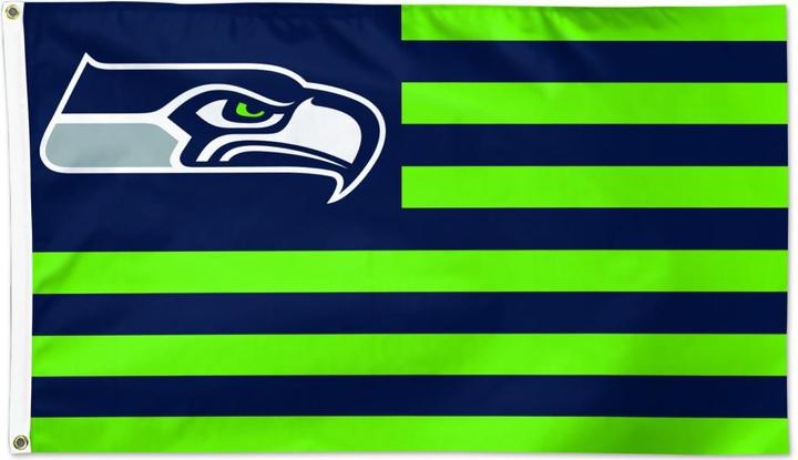 Produktbild NFL Seattle Seahawks Flagge "AMERICANA" 91 x 152 cm