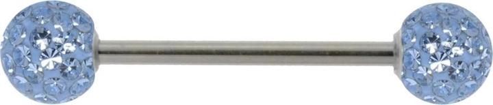Image du produit Bijouteria Piercing langue (Résine époxy, Cristallin, Acier chirurgical 316L)