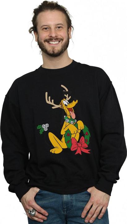 Immagine prodotto Disney Pluto Christmas Reindeer Felpa Uomo (XL)