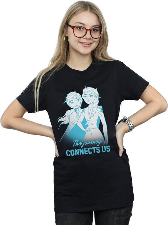 Produktbild Disney Frozen 2 Elsa and Anna The Journey Connects Us TShirt (M)