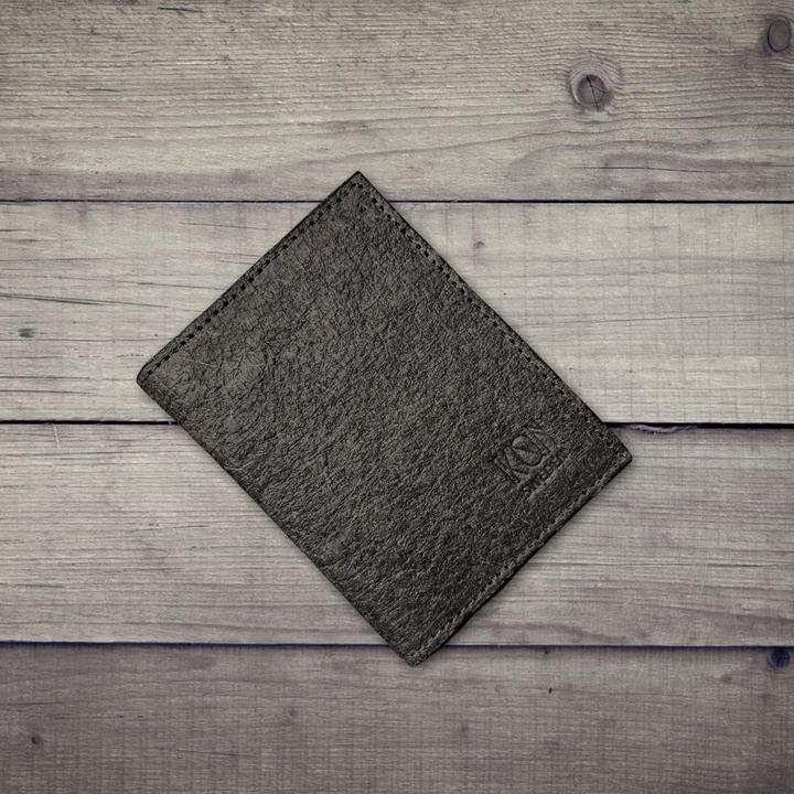 Image du produit Ikon Sweden Porte-monnaie en cuir de noix de coco (avec compartiment pour billets de banque)