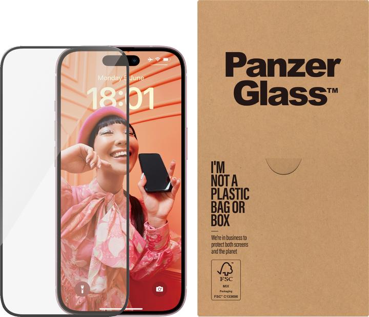 Produktbild PanzerGlass Ultra-Wide Fit (1 Stück, Apple iPhone 15)