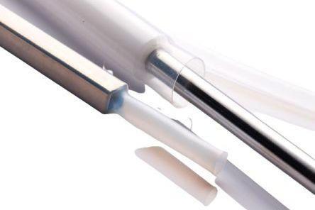 Produktbild Rs Pro Wärmeschrumpfschlauch, PTFE Transparent, Ø 9.5mm Schrumpfrate 4:1, Länge 1.22m
