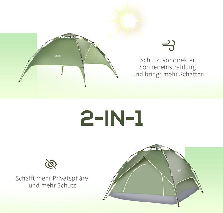 Produktbild Jamb Campingzelt (3.80 kg, 3 Personen)