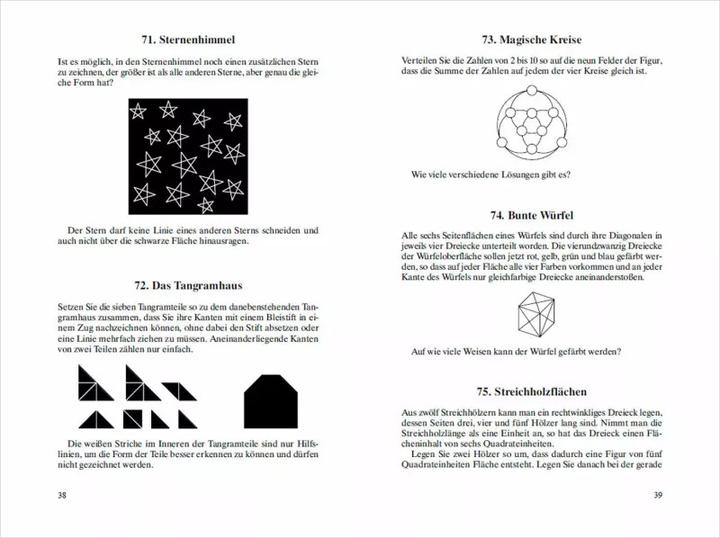 Produktbild Der 12-beinige Esel. 93 mathematische Rätsel mit ausführlichen Lösungen (Deutsch, Heinrich Hemme, 2022)