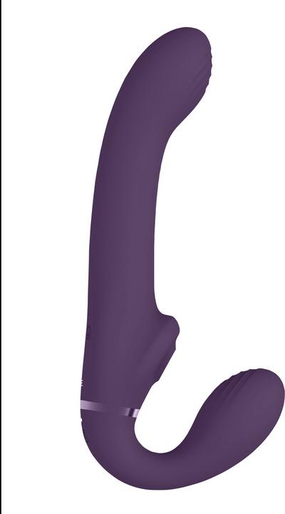 Produktbild Shots Ai - Dual Vibrating & Air Wave Tickler Strapless Strapon