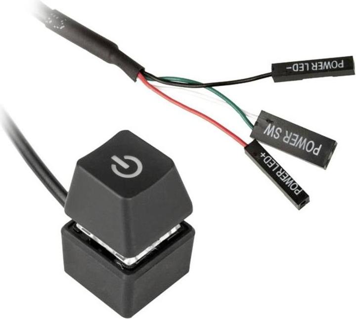 Kolink Externer Power Button mit Kabel (Blau)