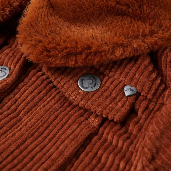 Immagine prodotto VidaXL Giacca da bambino in velluto a coste cognac 116,Materiale esterno: velluto a coste (100 (116)