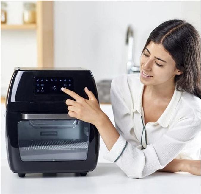 Actual product image Black & Decker Black+Decker BXAFO1200E - Hot Air Deep Fryer and Oven, 1700W, 12L (EU plug)