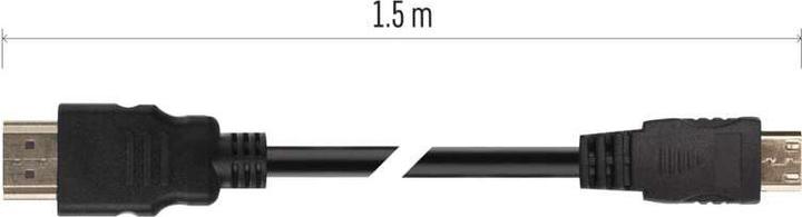 Actual product image Emos High Speed HDMI cable 2.0 A plug - C plug 1.5m (1.50 m, HDMI)