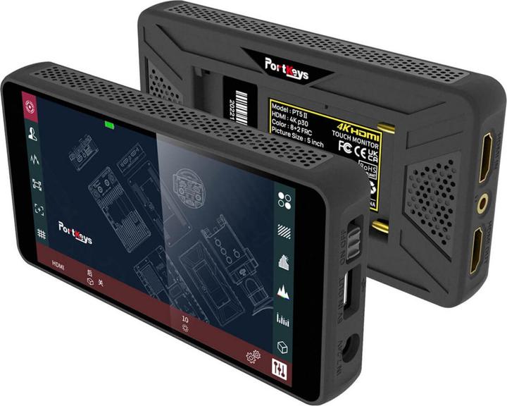Productafbeelding Portkeys PT5 II 5 inch 4K HDMI touchscreen monitor (5", Volledige HD)