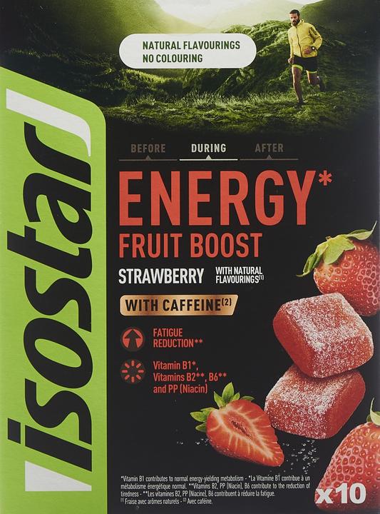Immagine prodotto Isostar Frutta Boost (Fragola, 10 pz., 100 g)