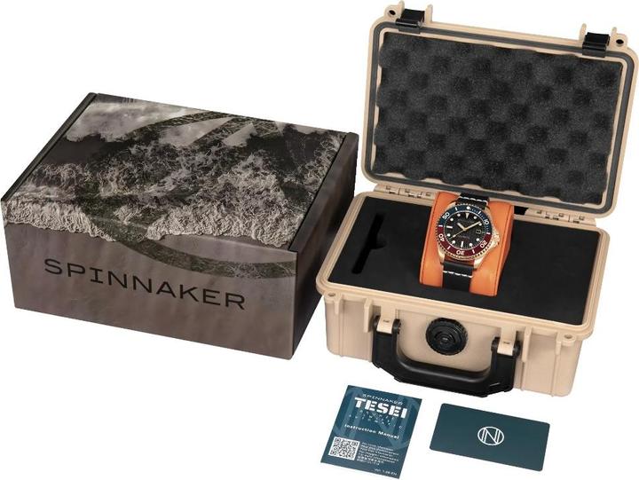 Produktbild Spinnaker SP-5060-08 Tesei Bronze Swiss (Taucheruhr, Lünette drehbar links)