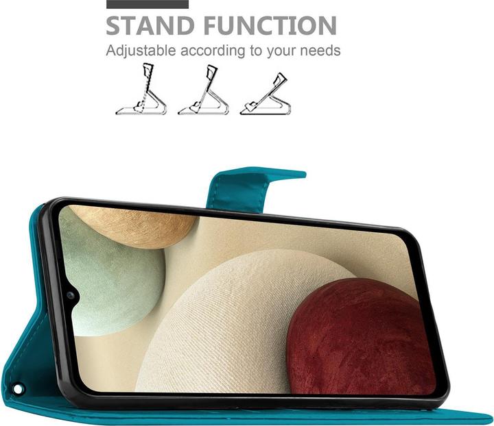 Actual product image Cadorabo Flower Book Cover (Samsung Galaxy A12)