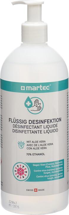 Image du produit Martec Désinfection liquide avec distributeur d'aloès (500 ml)