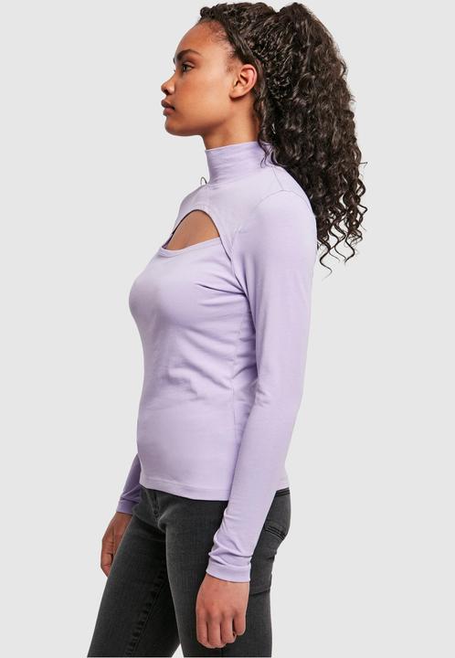 Actual product image Urban Classics Ladies Cut-Out Turtleneck Longsleeve (XS)