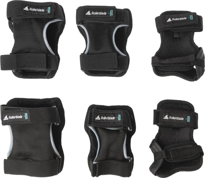 Immagine prodotto Rollerblade Skate Gear Pack (M, Protettori gomito, Protezioni per i polsi, Ginocchiera, Esemplare unico)