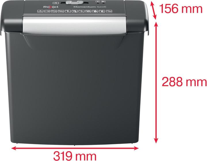 Actual product image Rexel Shredder Momentum S206 (Strip cut)