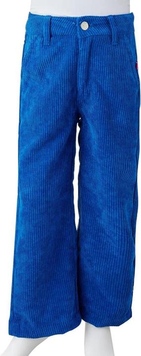 Immagine prodotto VidaXL Pantaloni da bambino in velluto a coste blu cobalto 140,Materiale: 90 % poliestere. 7 (140)