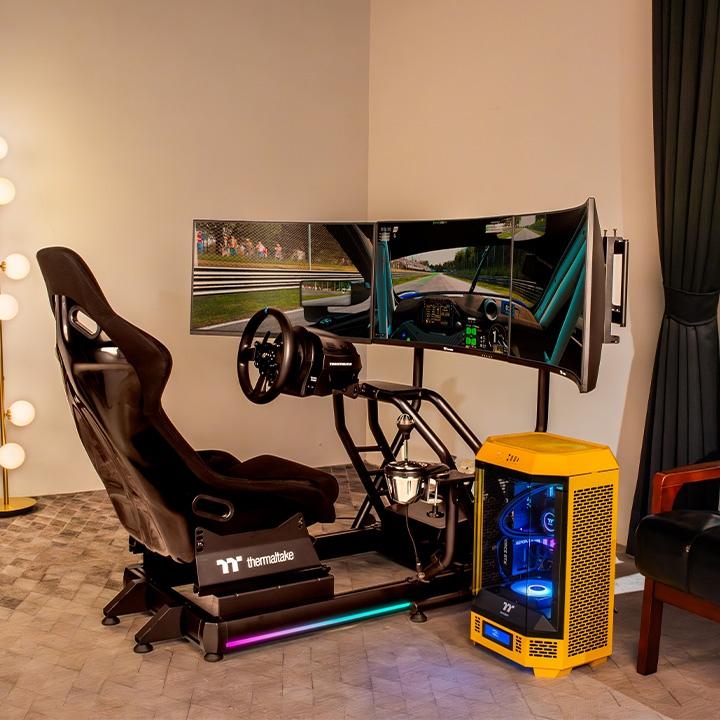 Actual product image Thermaltake Cockpit Simulador Racing Gr500