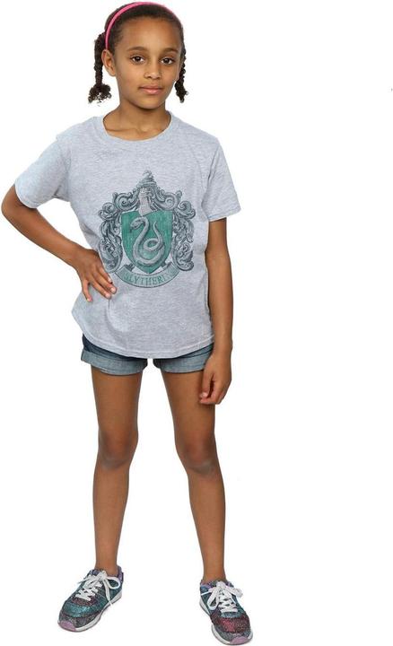Produktbild Girls Slytherin Cotton T-Shirt (140, 146)