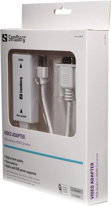 Produktbild Sandberg VGA+Audio auf