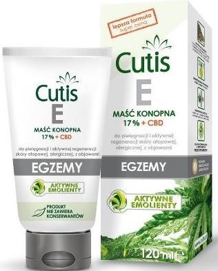Cutis E - Ekzem, Hanfsalbe 17% + CBD, 120 ml (Körpercreme, 120 ml)