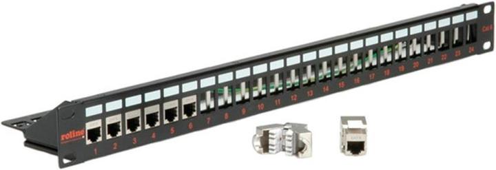 Actual product image Roline 19" patch panel