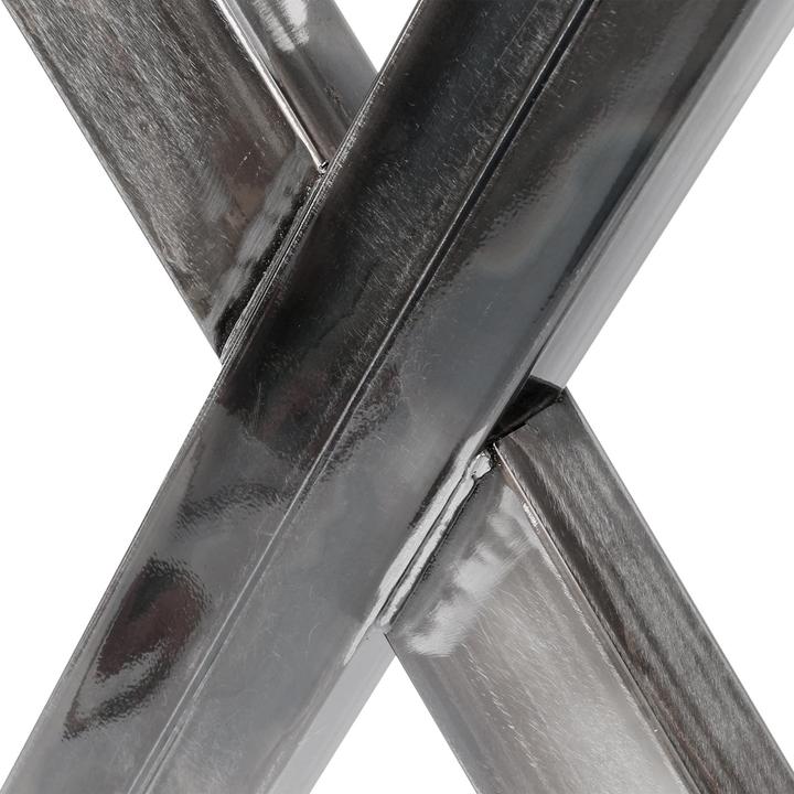 Actual product image Wiltec Table legs set X-profile 72x60cm lacquered steel table runners Table frame