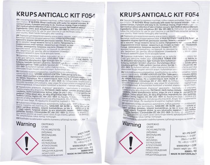 Valeurs nutritives et ingrédients Krups Kit de détartrage (80 ml)
