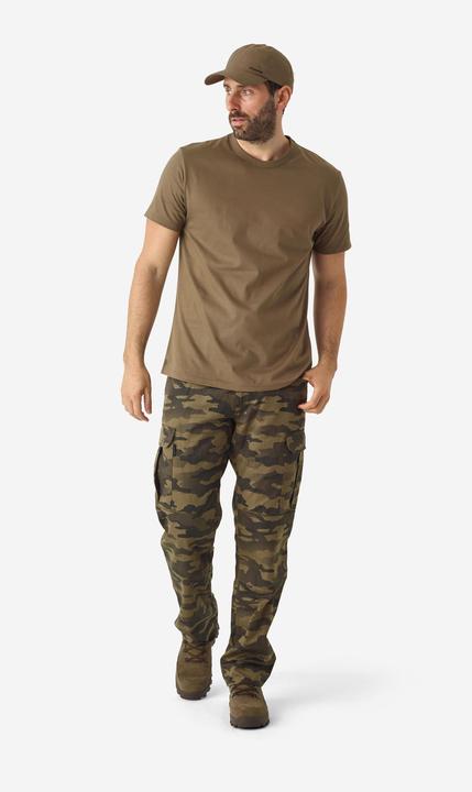 Produktbild Solognac Jagdhose Steppe 500 Cargo strapazierfähig Camouflage braun (L)