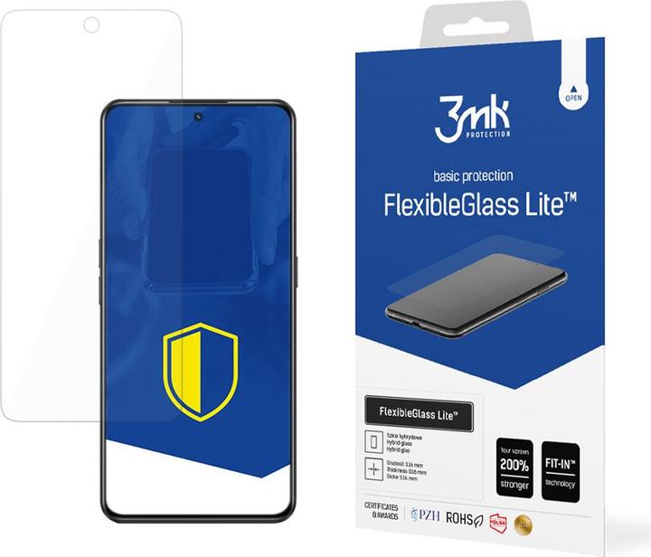 Produktbild 3MK FlexibleGlass Lite Display Folie (1 Stück, Realme GT Neo 3)