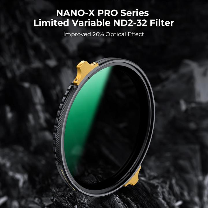 Image du produit K&F Concept Filtre Concept ND2-ND32 Nano X Pro Copper Frame - 72mm