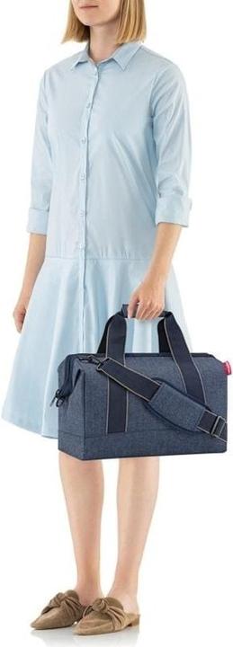 Produktbild reisenthel Schultertasche Allrounder M Herringbone Dark Blue