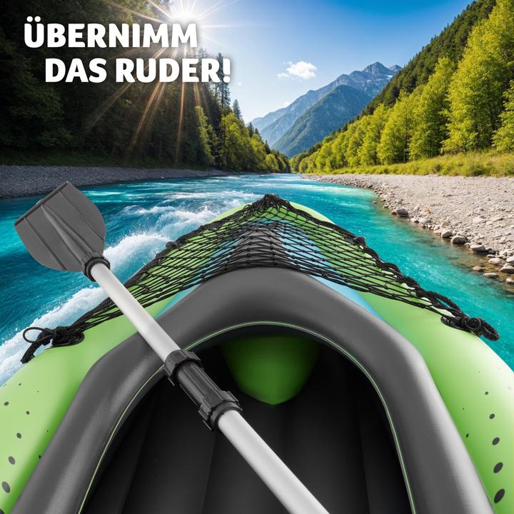 Image du produit tectake Kayak gonflable Liberty, kit complet avec sac de transport (1 pers.)