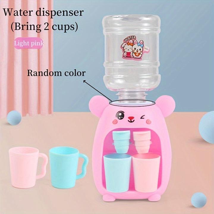 Activity Board Rollenspiel-Wasserspender, Wasserspender mit doppeltem Wasserauslass, Mini-Getränkesaftmaschine