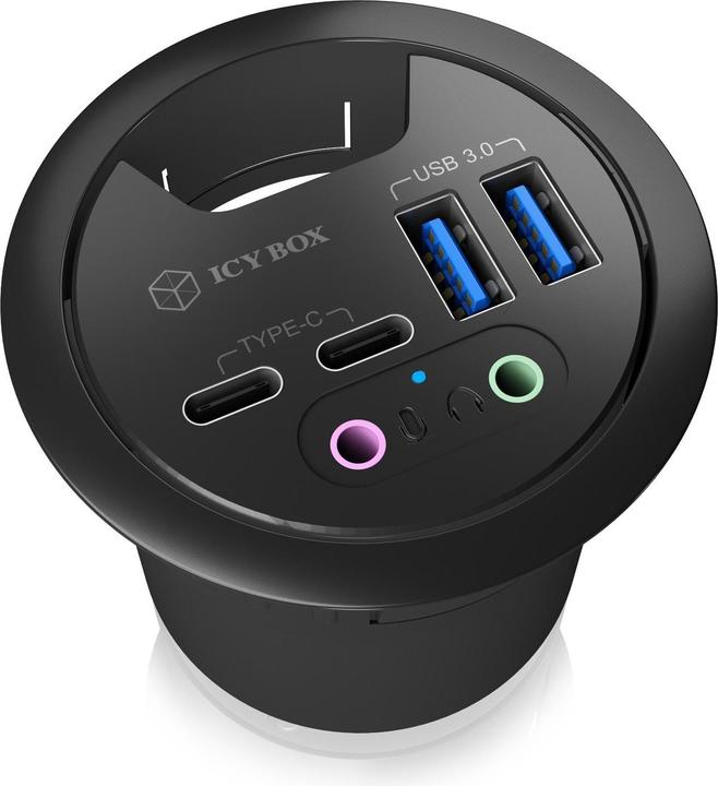 Actual product image Icy Box IB-HUB1403B (USB-A, 4 Ports)