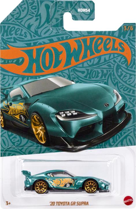 Actual product image Hot Wheels 56th Anniversary Edition Green and Copper Colour - Toyota Supra