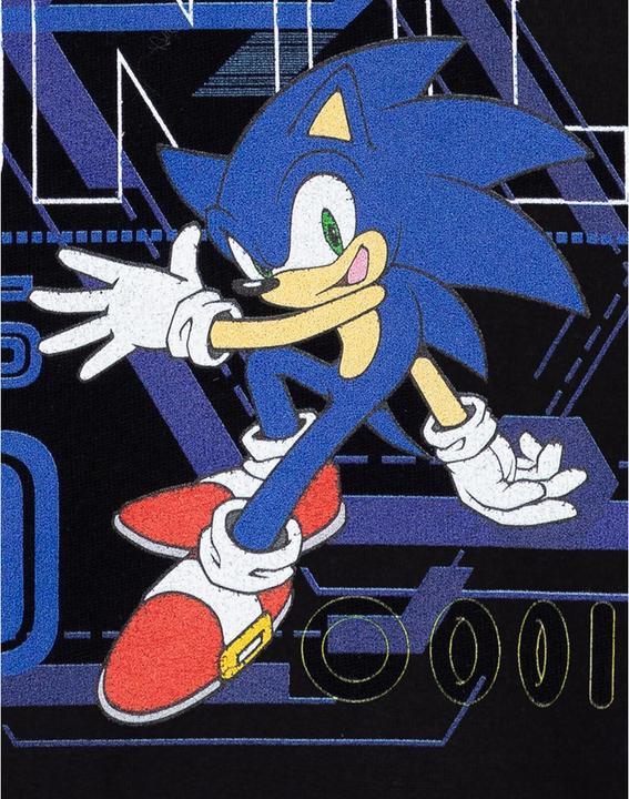 Actual product image Sonic The Hedgehog Boys Let's Go Hoodie (116)