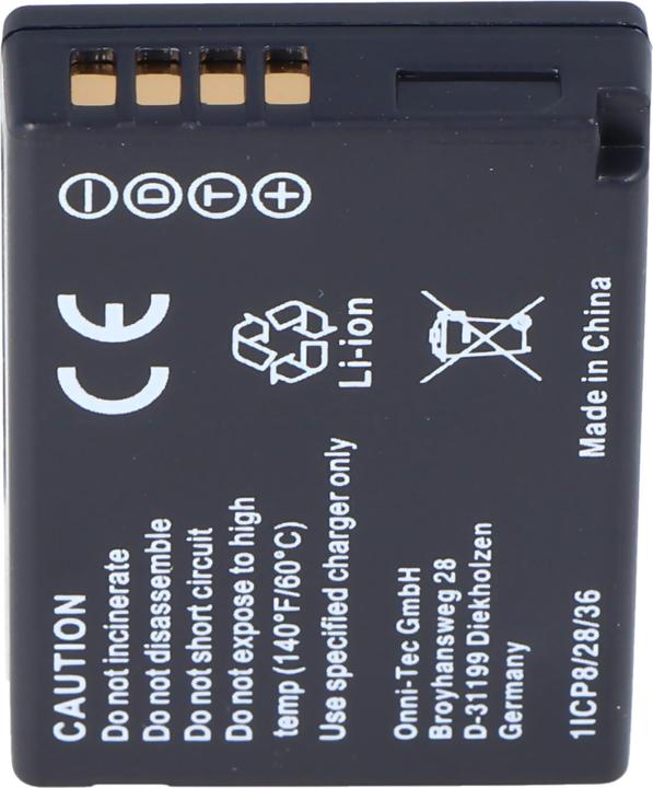 Produktbild Panasonic Akku DMC-TZ10, DMW-BCG10, DMW-BCG10PP (Kamera Akku)