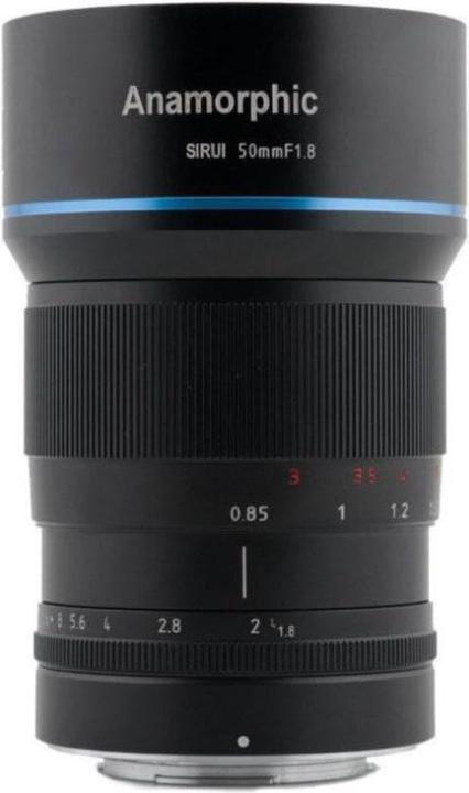 Actual product image Sirui 50mm f1.8 anamorphic lens, X mount (Fujifilm X, APS-C / DX)