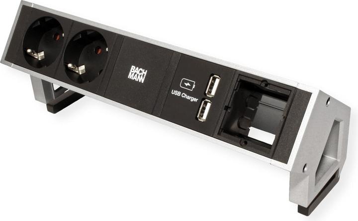 Immagine prodotto Bachmann DESK2 - 2xSchuko, 1xUSB & (2 x, CEE 7/3, CEE 7/16, 0.20 m)